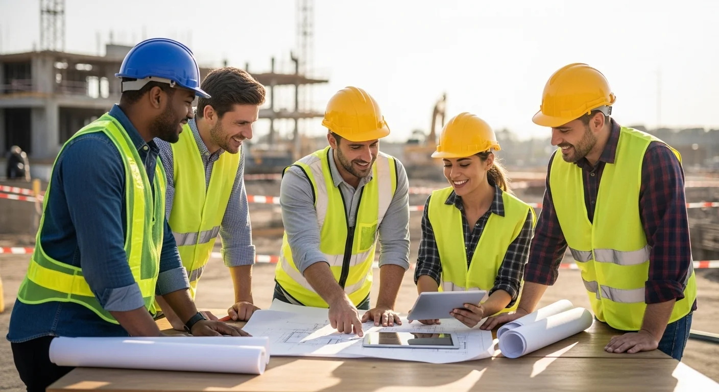 Construction team